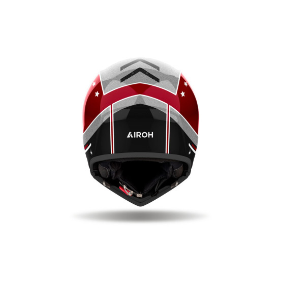 Casque modulable Airoh J 110 Command - Rouge Burgundy