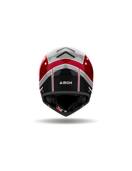 Casque modulable Airoh J 110 Command - Rouge Burgundy
