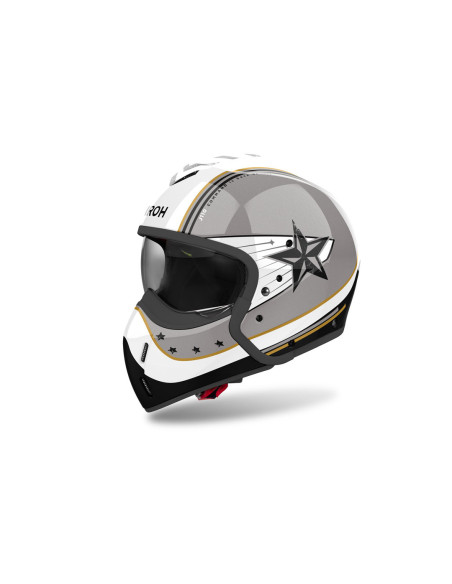 Casque modulable Airoh J 110 Command - Or Pailleté