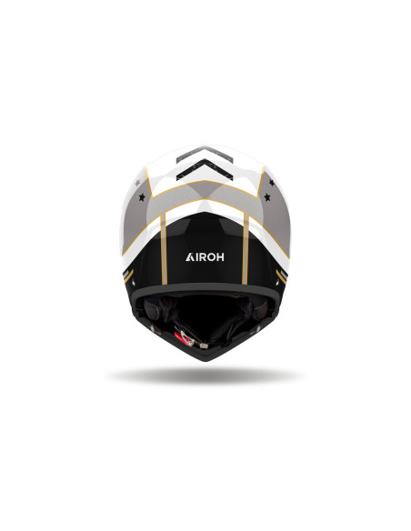 Casque modulable Airoh J 110 Command - Or Pailleté