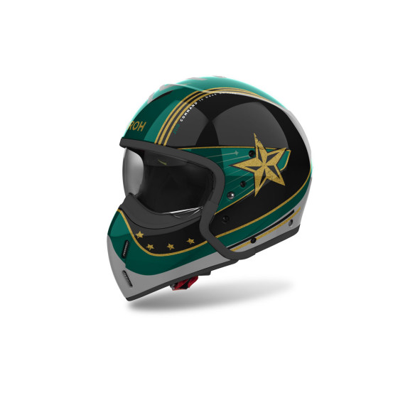 Casque modulable Airoh J 110 Command - Vert menthe