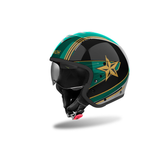 Casque modulable Airoh J 110 Command - Vert menthe