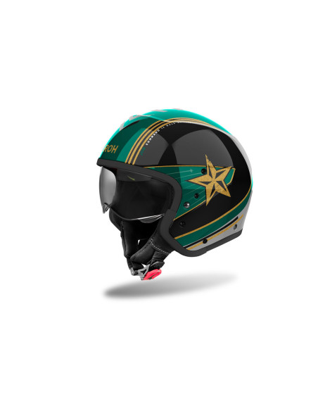 Casque modulable Airoh J 110 Command - Vert menthe