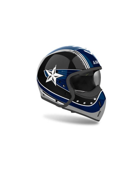 Casque modulable Airoh J 110 Command - Bleu Octane