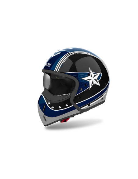 Casque modulable Airoh J 110 Command - Bleu Octane