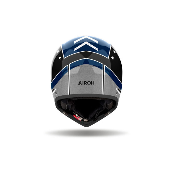 Casque modulable Airoh J 110 Command - Bleu Octane
