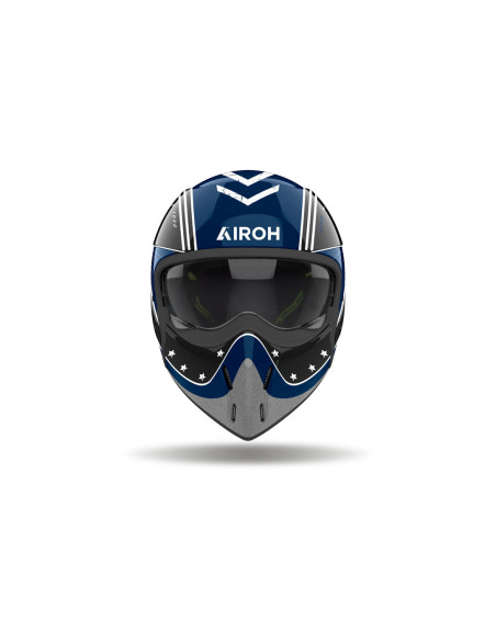 Casque modulable Airoh J 110 Command - Bleu Octane