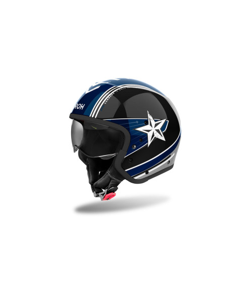 Casque modulable Airoh J 110 Command - Bleu Octane