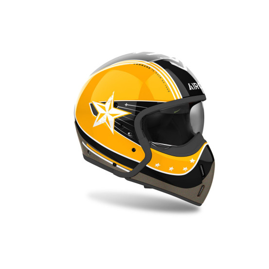 Casque modulable Airoh J 110 Command - Jaune