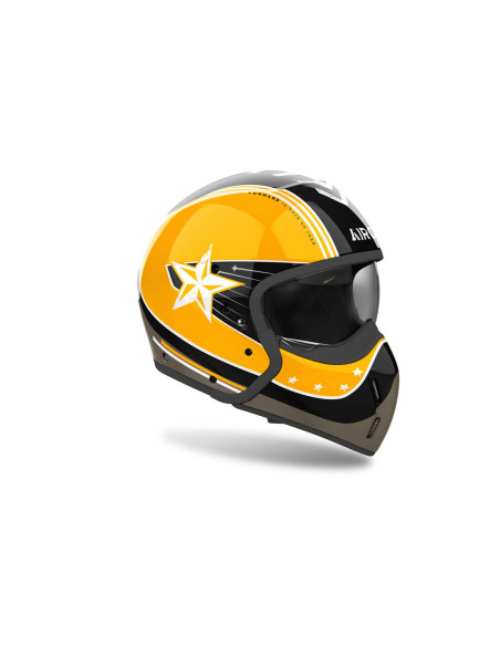 Casque modulable Airoh J 110 Command - Jaune