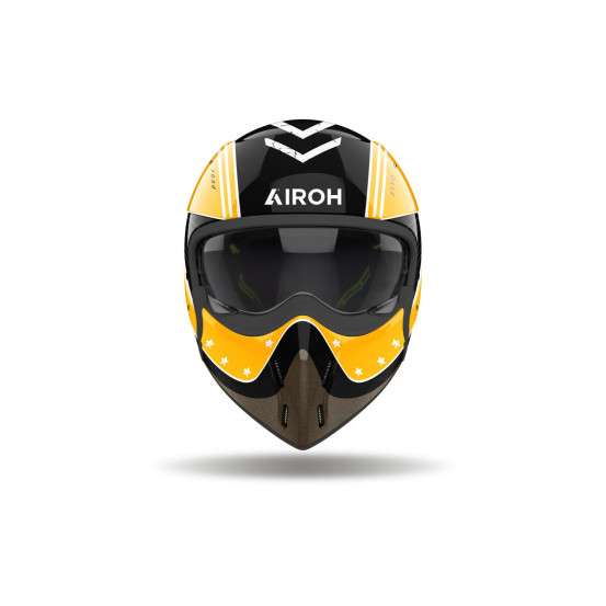 Casque modulable Airoh J 110 Command - Jaune