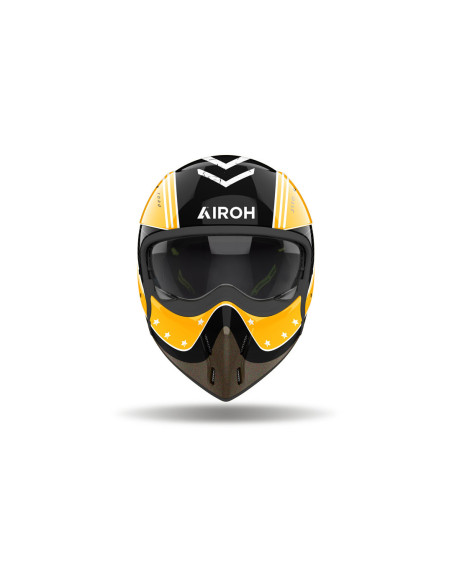 Casque modulable Airoh J 110 Command - Jaune