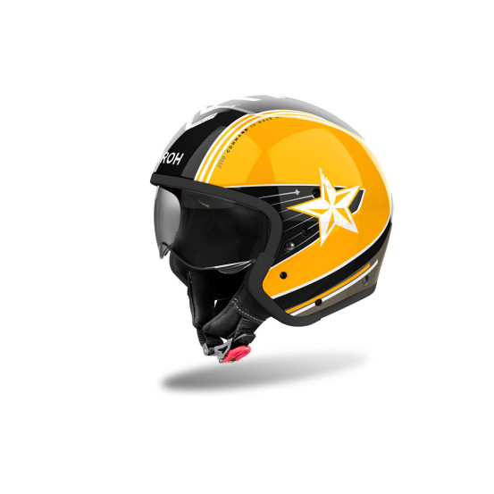 Casque modulable Airoh J 110 Command - Jaune