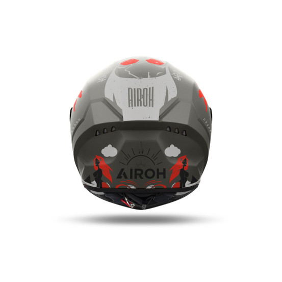Casque intégral Airoh Connor Desperado - Orange Mat