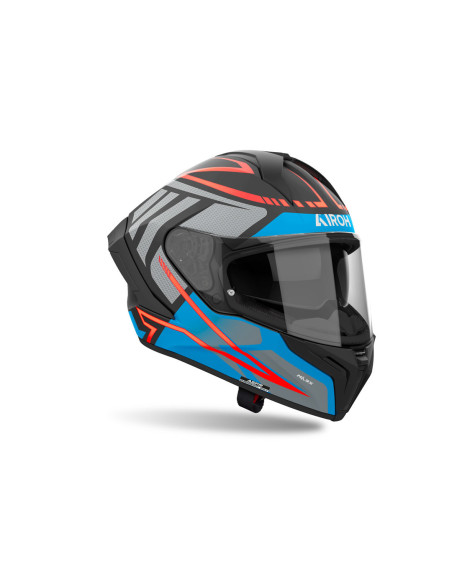 Casque intégral Airoh Matryx Rider - Bleu foncé Mat