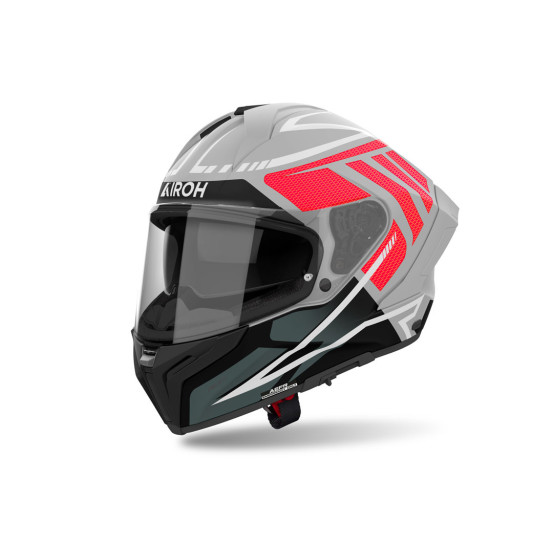 Casque intégral Airoh Matryx Rider - Rouge Mat