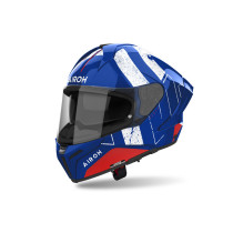 Casque intégral Airoh Matryx Scope - Bleu Rouge