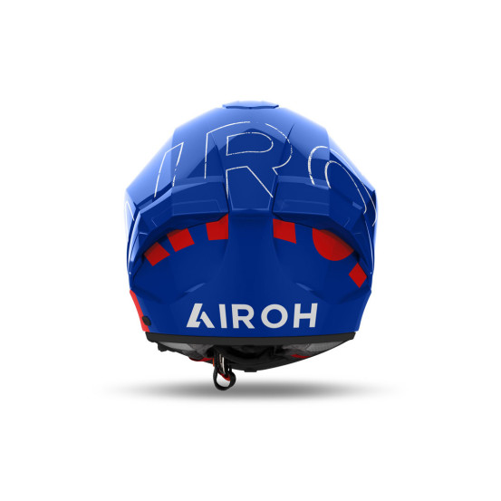 Casque intégral Airoh Matryx Scope - Bleu Rouge