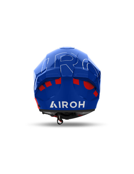 Casque intégral Airoh Matryx Scope - Bleu Rouge