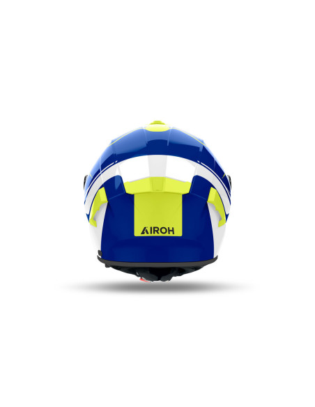Casque intégral Airoh Spark 2 Chrono - Bleu Jaune