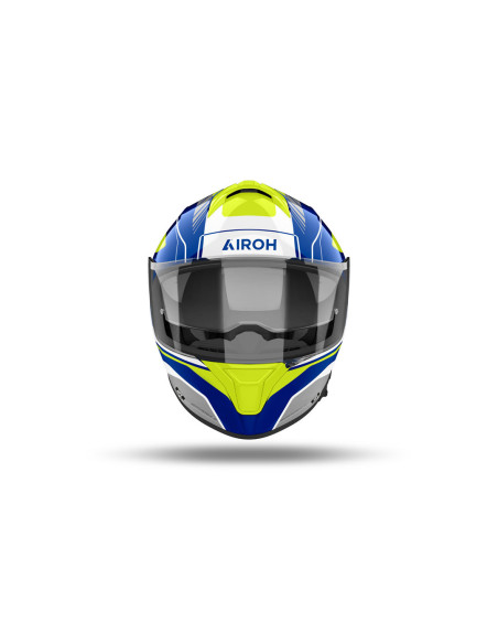 Casque intégral Airoh Spark 2 Chrono - Bleu Jaune