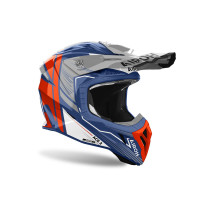 Casque cross Airoh Aviator Ace 2 Engine - Bleu 2