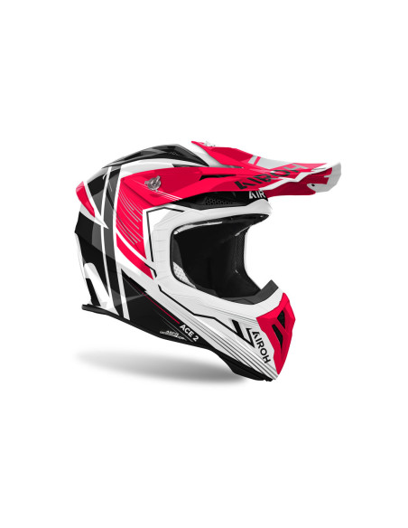 Casque cross Airoh Aviator Ace 2 Engine - Rouge