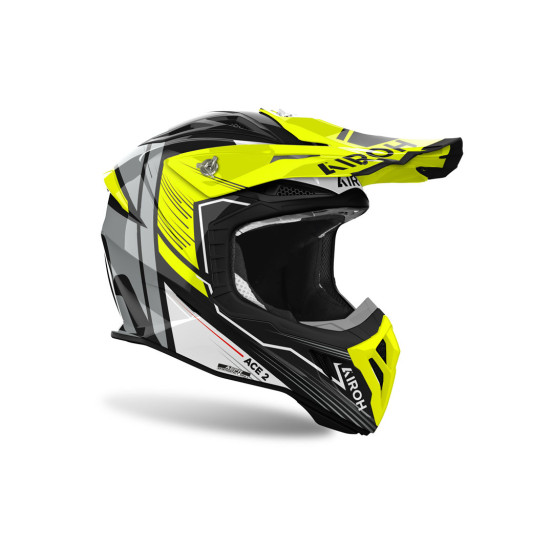 Casque cross Airoh Aviator Ace 2 Engine - Jaune