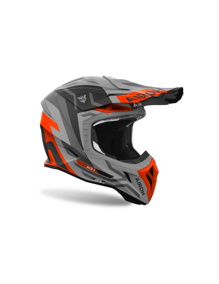 Casque cross Airoh Aviator Ace 2 Ground - Orange Mat