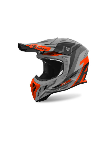 Casque cross Airoh Aviator Ace 2 Ground - Orange Mat