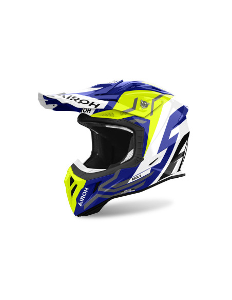Casque cross Airoh Aviator Ace 2 Ground - Jaune