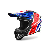Casque cross Airoh Aviator Ace 2 Proud - Bleu Rouge
