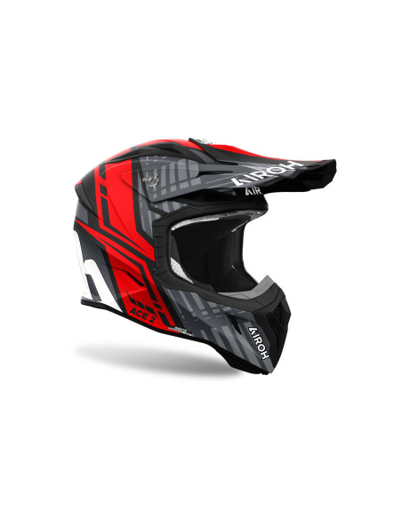 Casque cross Airoh Aviator Ace 2 Proud - Rouge Mat
