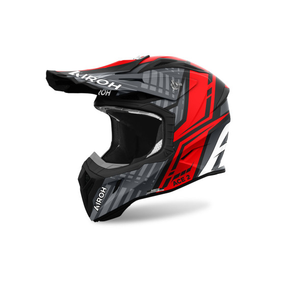 Casque cross Airoh Aviator Ace 2 Proud - Rouge Mat