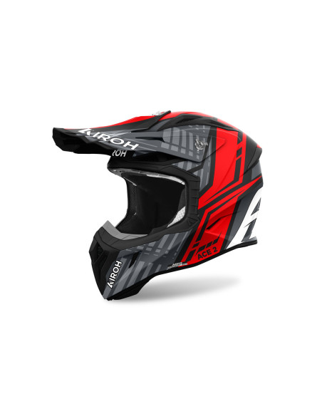 Casque cross Airoh Aviator Ace 2 Proud - Rouge Mat