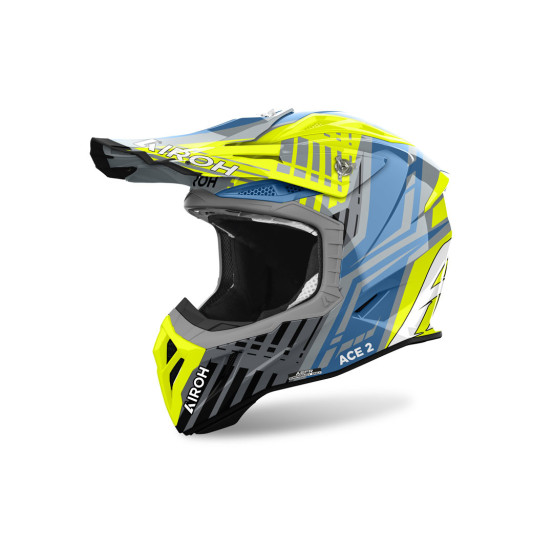 Casque cross Airoh Aviator Ace 2 Proud - Jaune