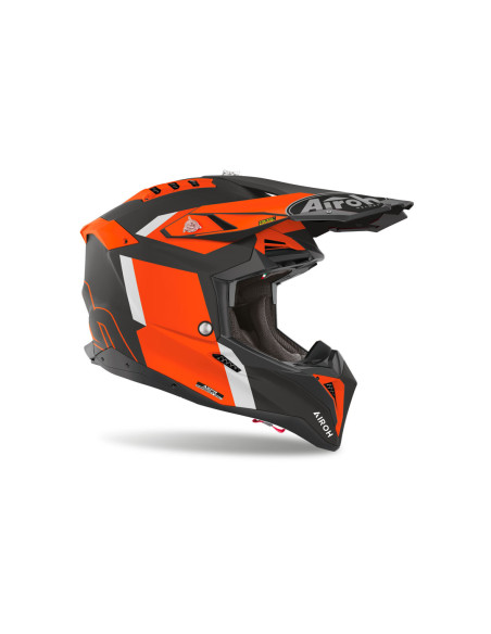 Casque cross Airoh Aviator 3 Glory - Orange Mat