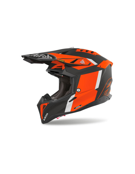 Casque cross Airoh Aviator 3 Glory - Orange Mat