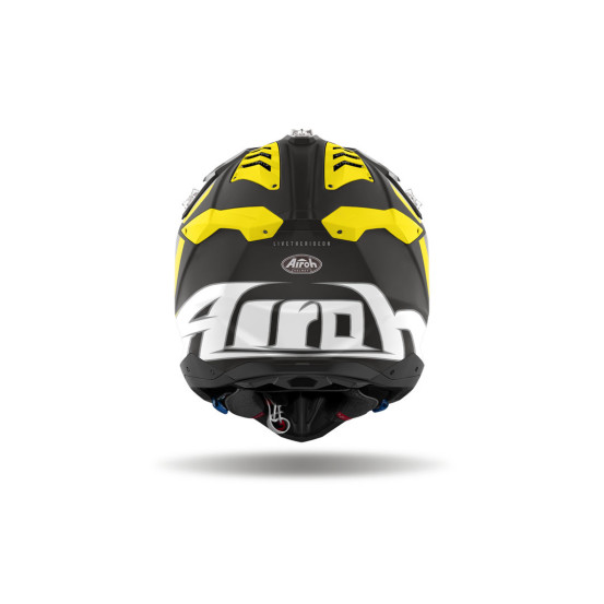 Casque cross Airoh Aviator 3 Glory - Jaune Mat