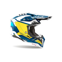 Casque cross Airoh Aviator 3 Saber - Bleu Mat 2