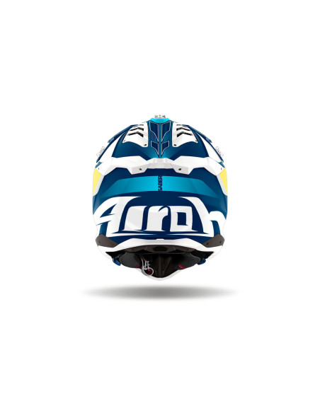 Casque cross Airoh Aviator 3 Saber - Bleu Mat