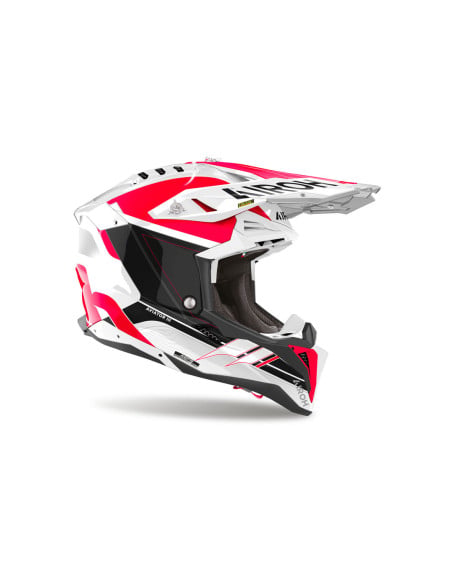 Casque cross Airoh Aviator 3 Saber - Rouge