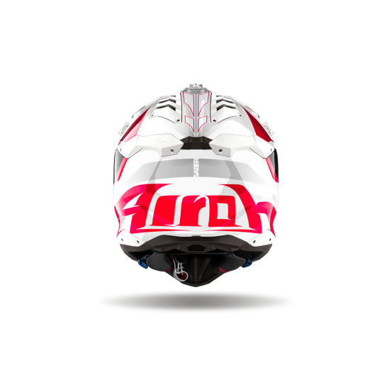 Casque cross Airoh Aviator 3 Saber - Rouge