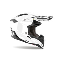 Casque cross Airoh Aviator 3 - Blanc 2