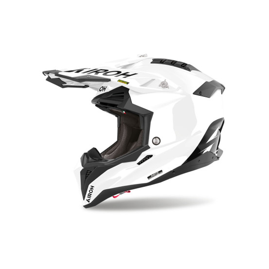 Casque cross Airoh Aviator 3 - Blanc