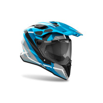 Casque adventure Airoh Commander 2 Mavick - Bleu céruléen 2
