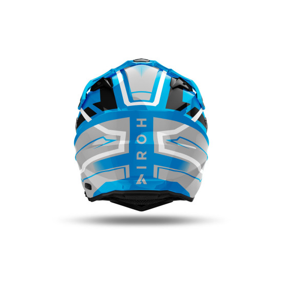 Casque adventure Airoh Commander 2 Mavick - Bleu céruléen