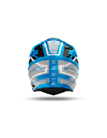 Casque adventure Airoh Commander 2 Mavick - Bleu céruléen