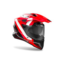 Casque adventure Airoh Commander 2 Mavick - Rouge 2