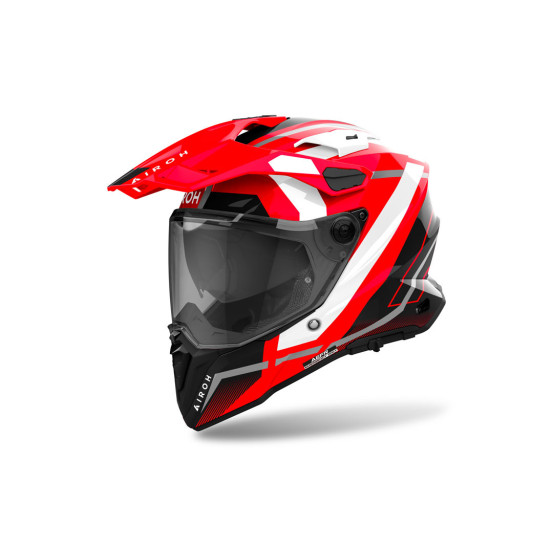 Casque adventure Airoh Commander 2 Mavick - Rouge